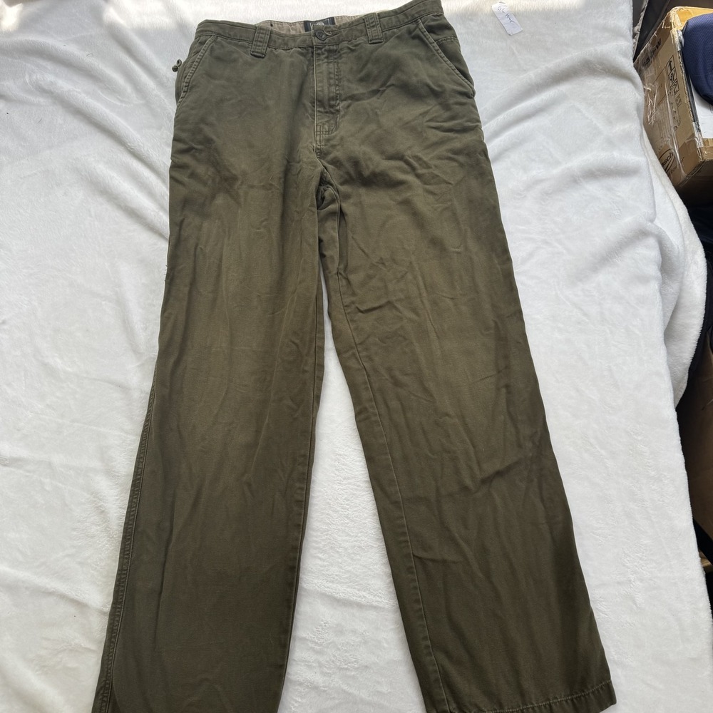 Weatherproof Pants Mens 32x32 Green Cargo Classic Fit Outdoor Cotton‎ Spruce